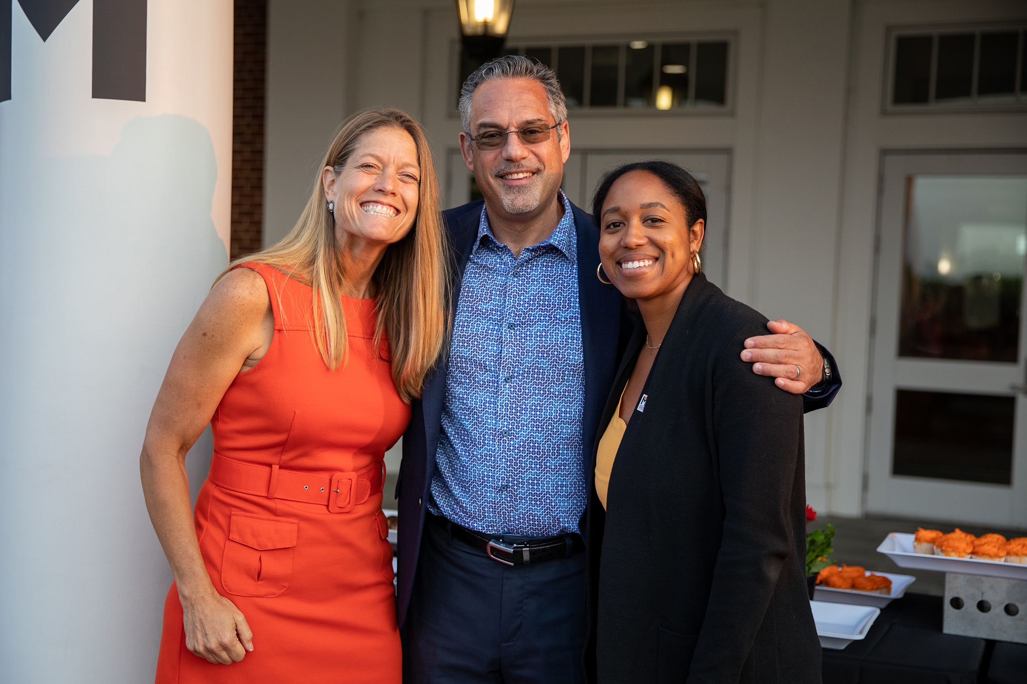 <b>FROM LEFT TO RIGHT: 1.</b> New Civic CEO, David Rothschild (center), with Artie Spruill, Greatest Good McDonogh Program Manager (right), and Bridget Collins, former Charles W. Britton Director of Character + Service and Director of Greatest Good McDonogh (left).